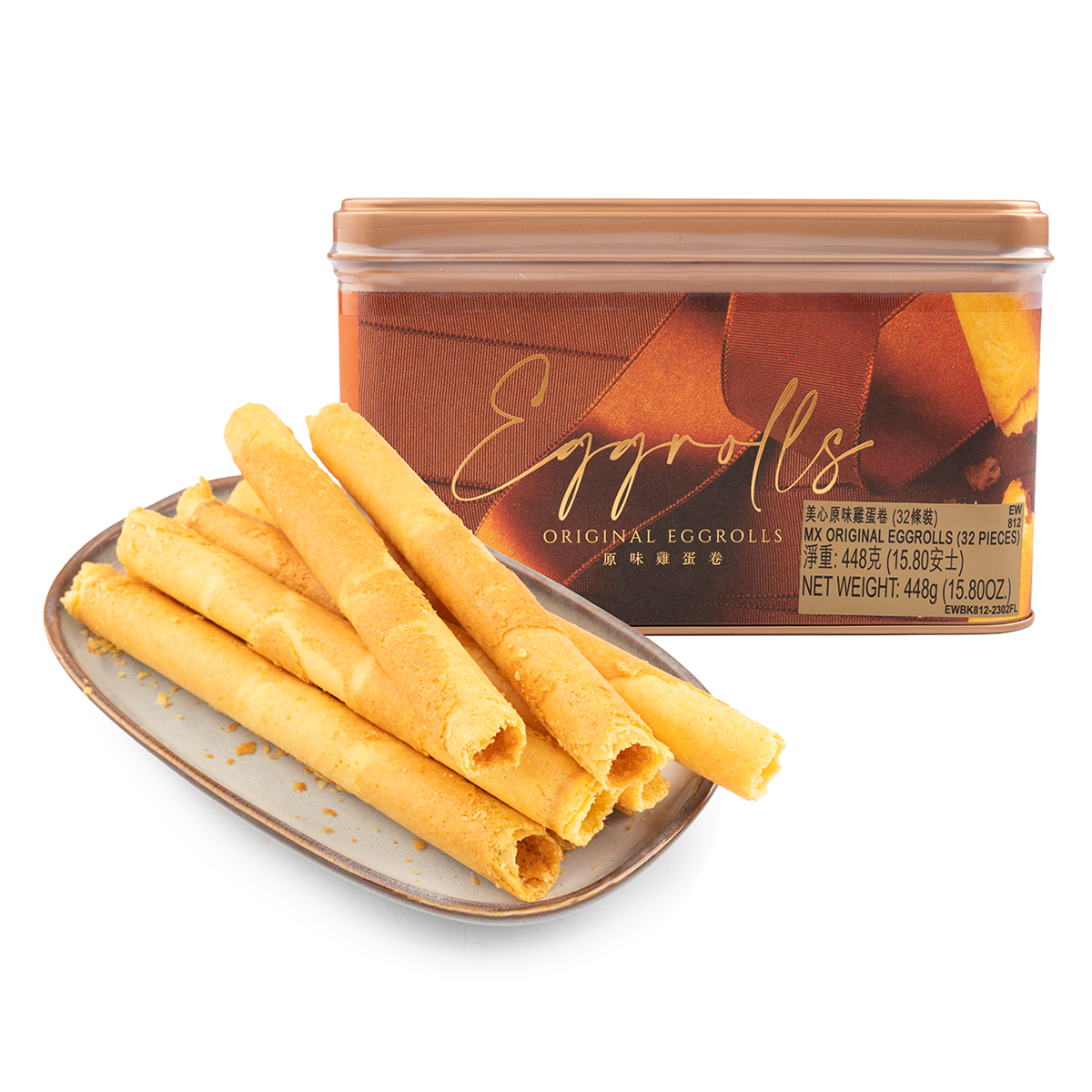 Meixin ORIGINAL EGGROLLS       美心原味蛋捲 (方盒)