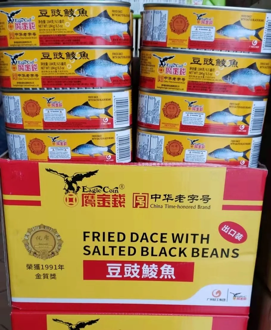 （滿$60 換換樂）FRIED DACE FISH 鷹金錢豆豉鯪魚 特價 $10.00/4罐
