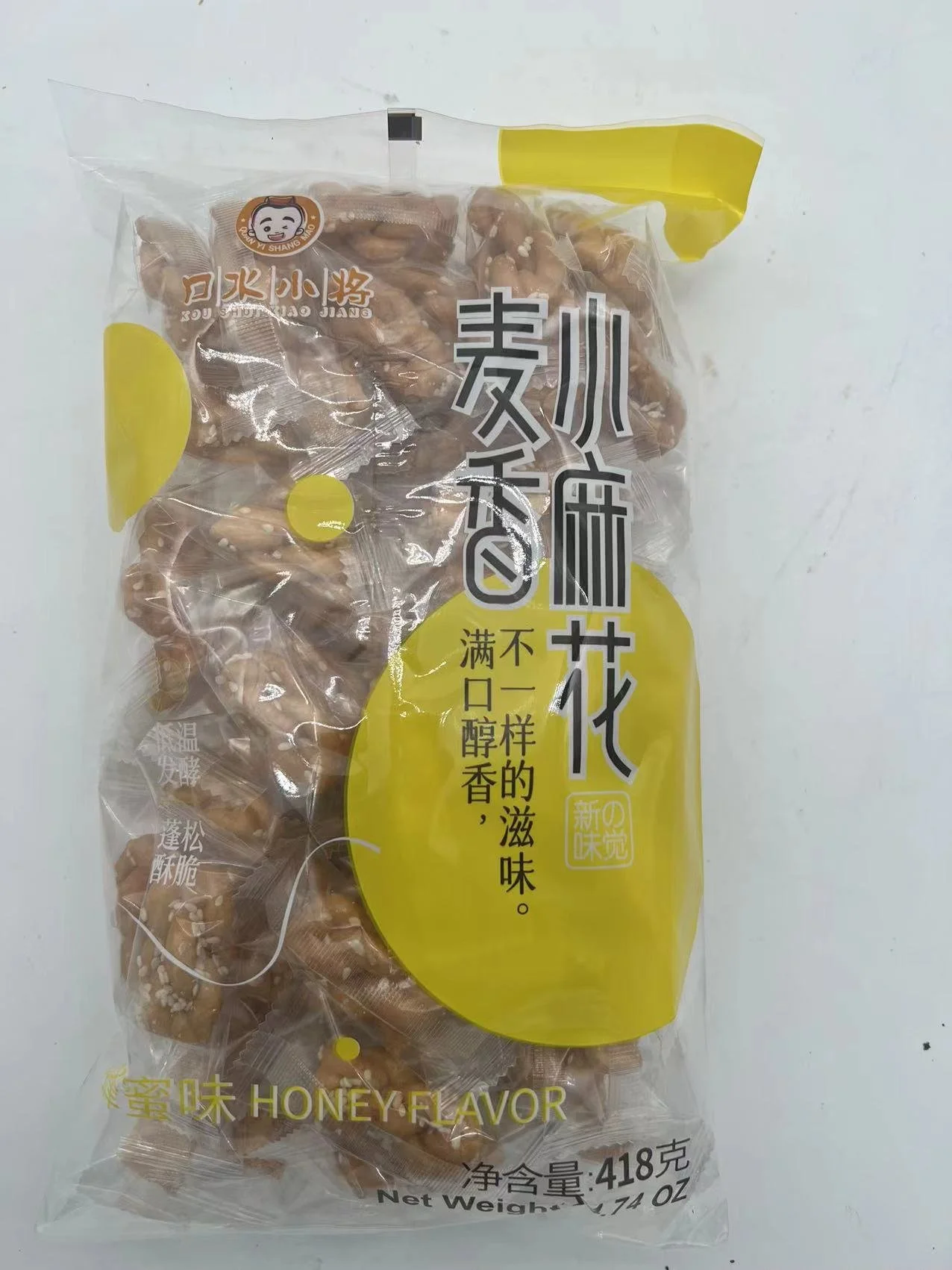 口水小将  麦香小麻花 蜂蜜味14.74OZ