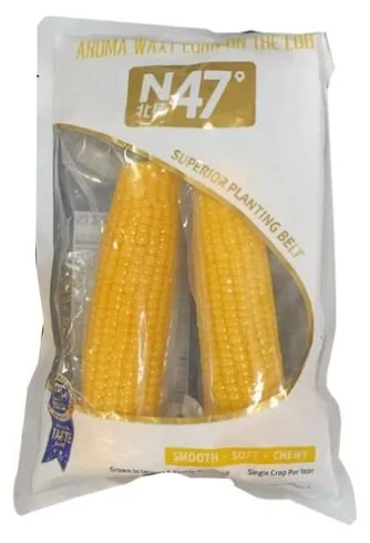 NONGSAO YELLOW WAXY CORN 北緯47 黃金鮮糯玉米（400g） (黃色玉米) $7.00/2包