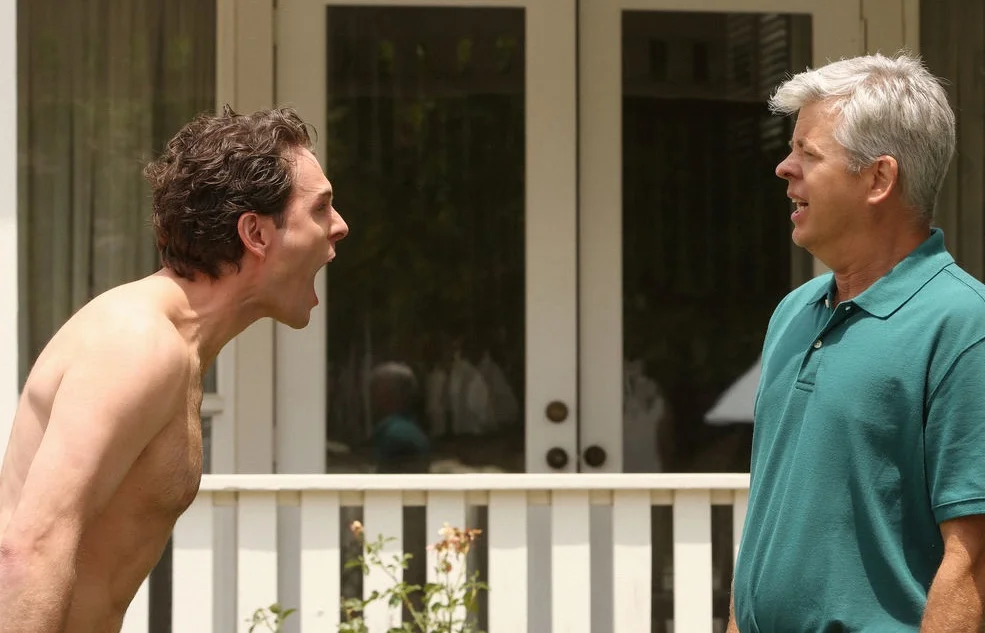 Dennis losing his mind—and his shit—on his new neighbor, Wally. Probably my favorite episode in the whole series, this one borrows heavily from 'The Shining.'