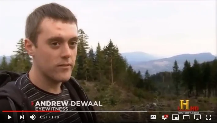 This dude got way further up on Mount Sicker than I did… with memories to last a lifetime.
