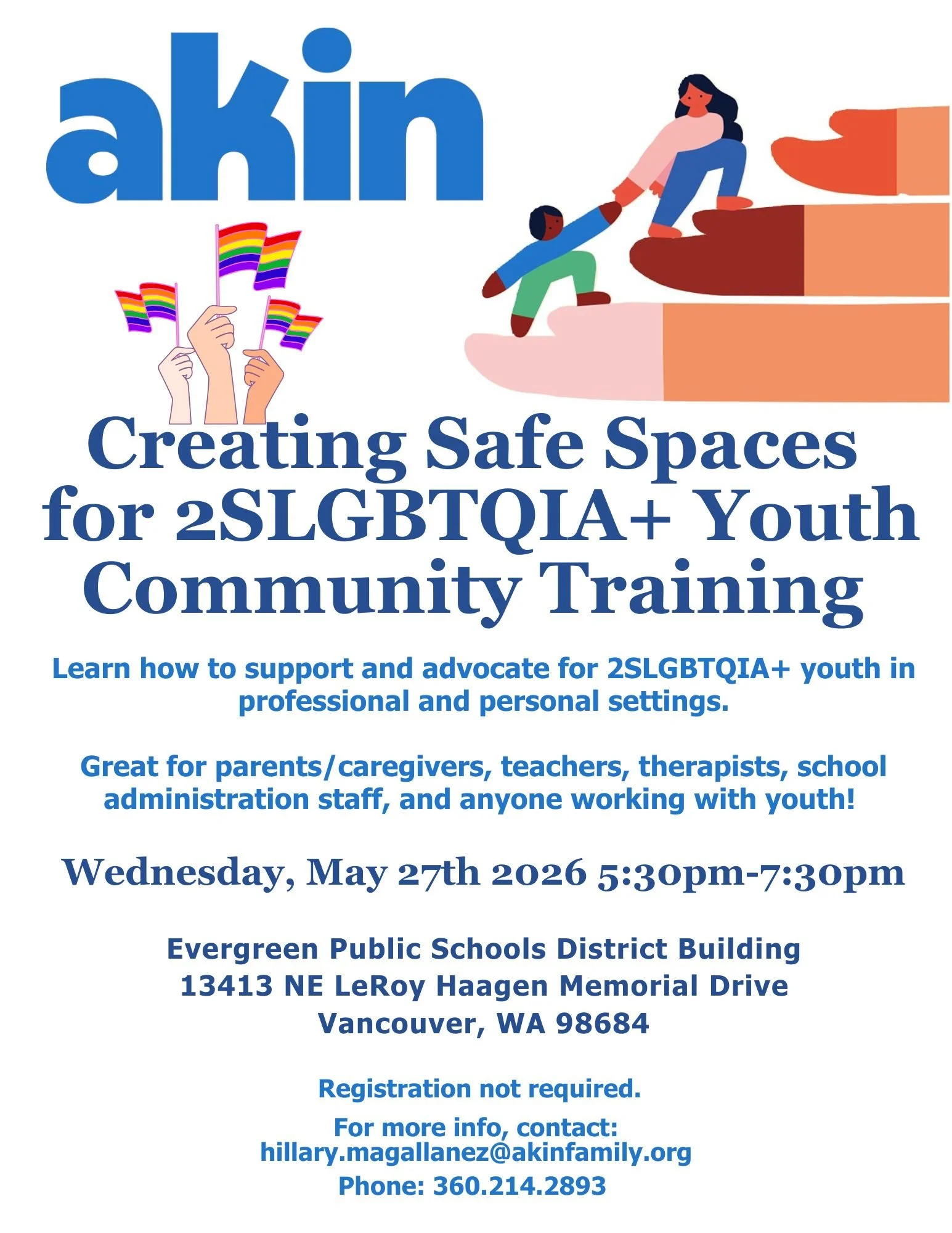Creating Safe Spaces for 2SLGBTQIA+ Youth Community Training