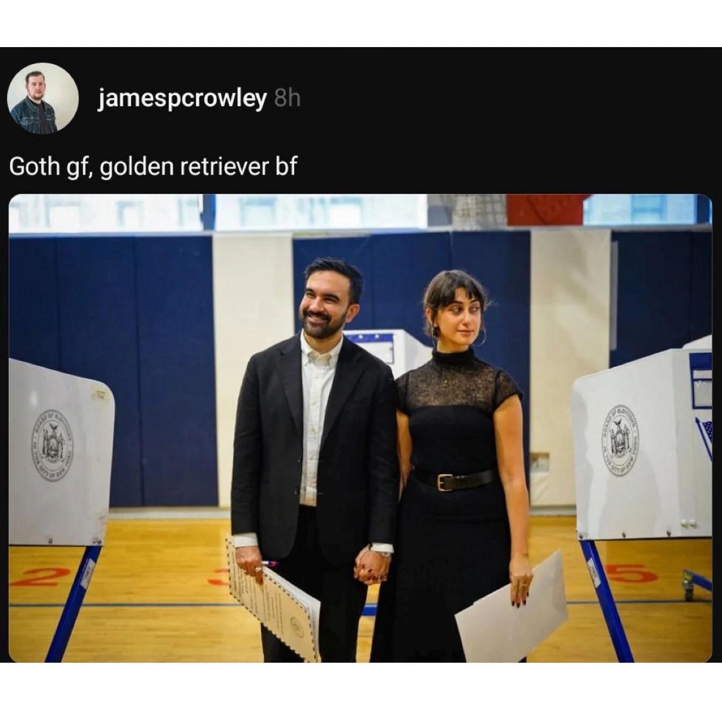 Hopecore is back, bb! Someone pinch me. 🥹🥹🥹
.
Haaappy Wednesday ✨and✨ Happy #JessAndSamarDay!! 🐫🐪
.
We post memes together every Wednesday - follow us both at @thecrankytherapist and @intimatematters, and turn on notifications to never miss a po