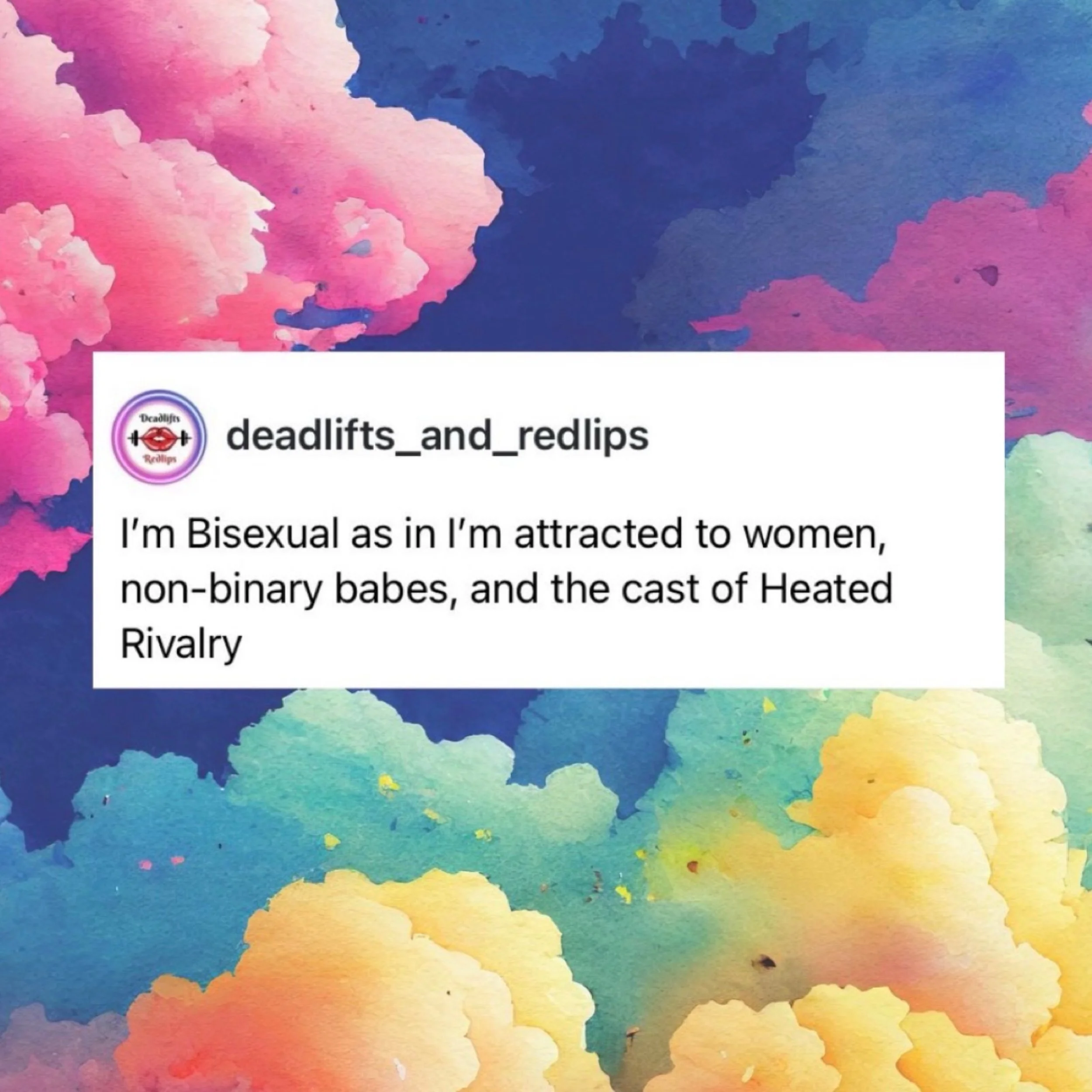 Happy PRIDE, Happy Heated Rivalry Day / Happy Wednesday / Happy #JessAndSamarDay!! ❤️🧡💛💚💜💙🩷
.
I hope y&rsquo;all find the ✨heated✨ at the zoo memes as funny as I do. I was on a trip with my mother and brother last week when they were trending o