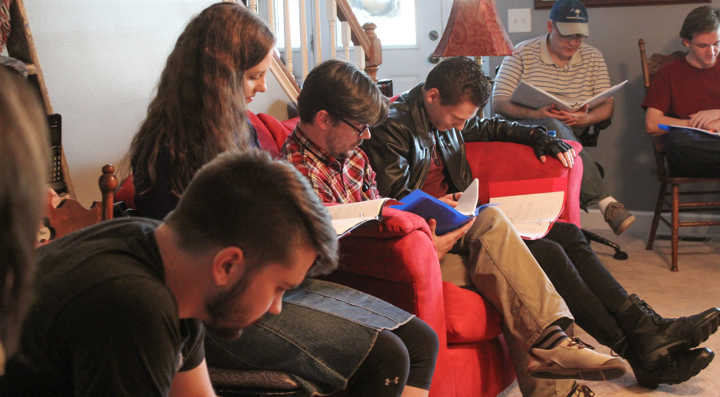  Another picture of our wonderful volunteer readers at the second table read. 