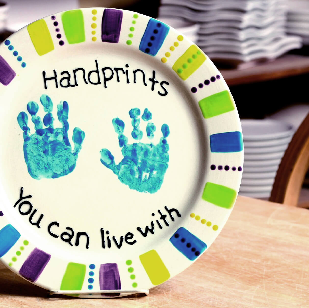 Make your own commemorative plates as gifts or memories