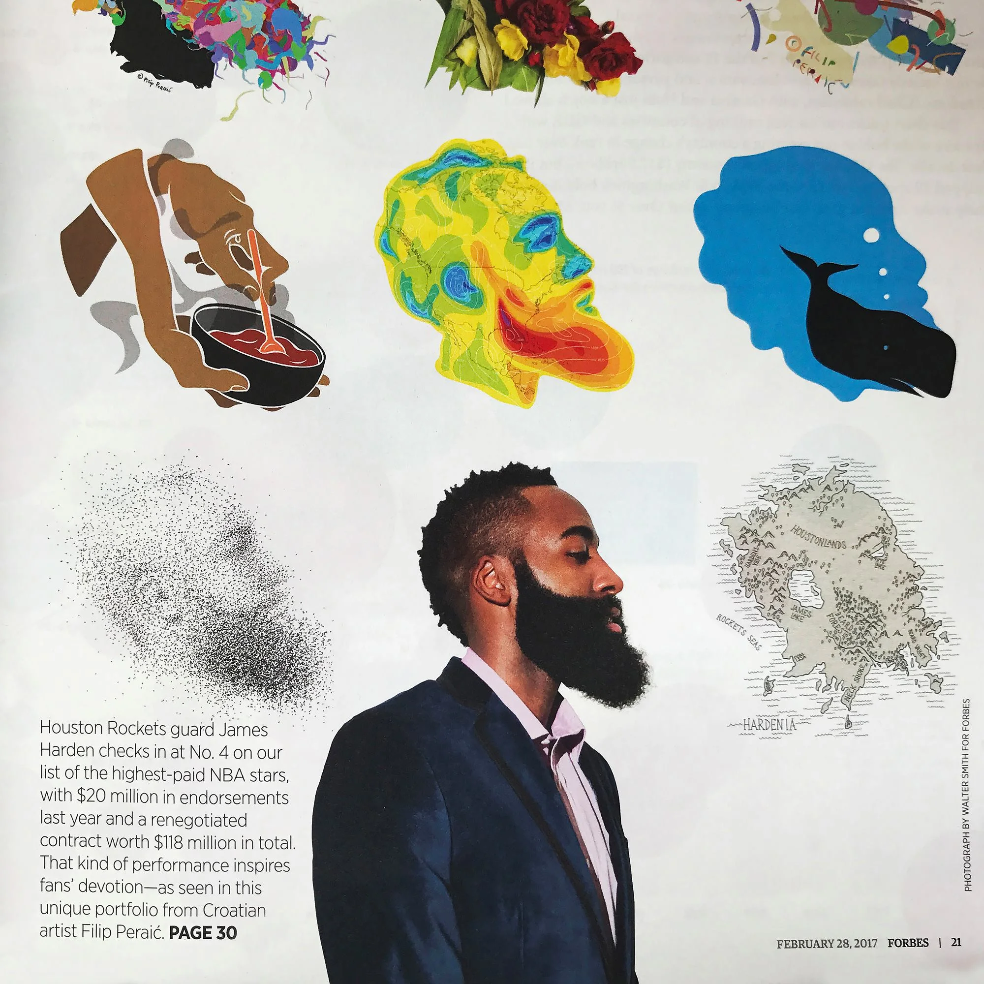 Full page feature in Forbes magazine