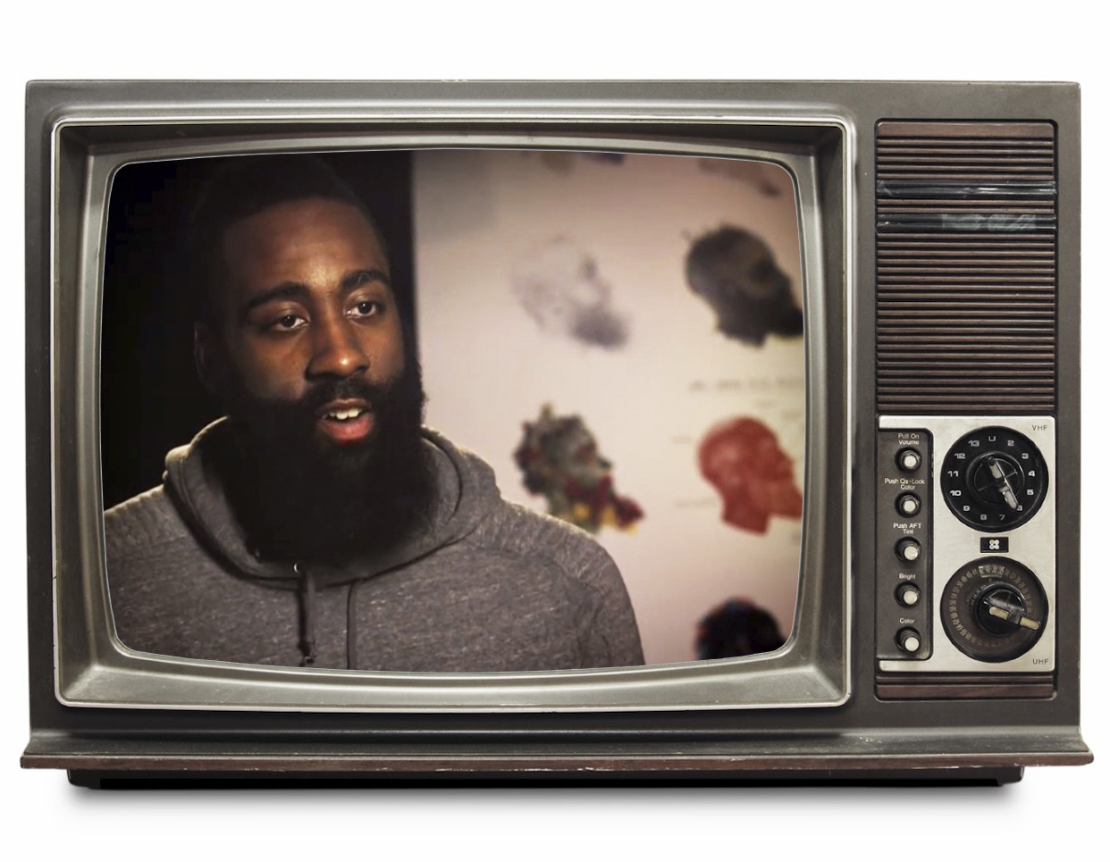 James Harden and James Harden Illustrated as appeared in an interview on TNT.