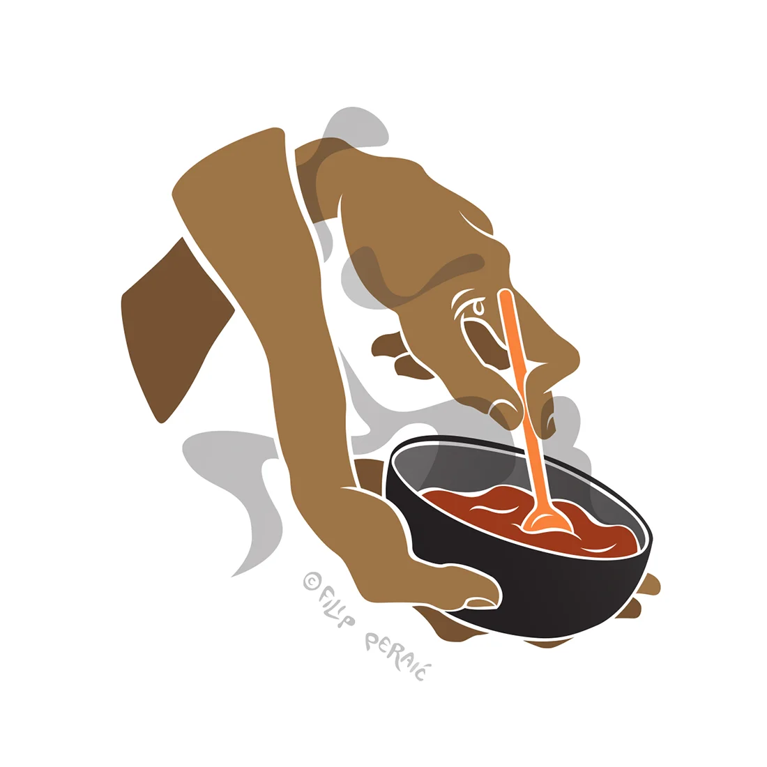 Stirring the pot portrait