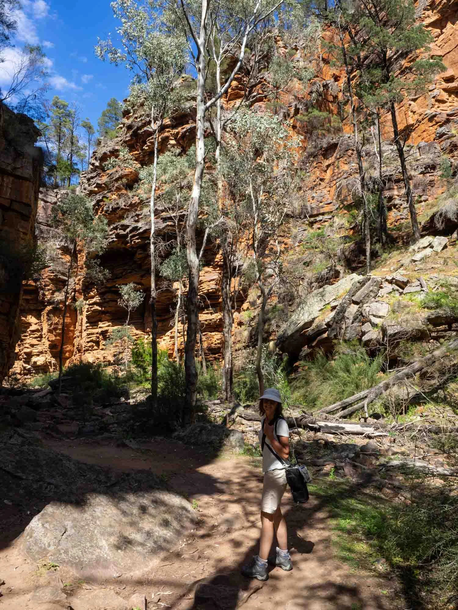 With temperatures climbing into the high 30s, the gorge was a cool retreat