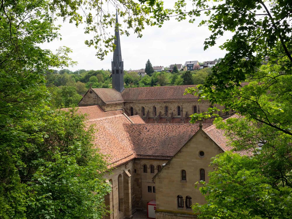 A view of the monastery from above