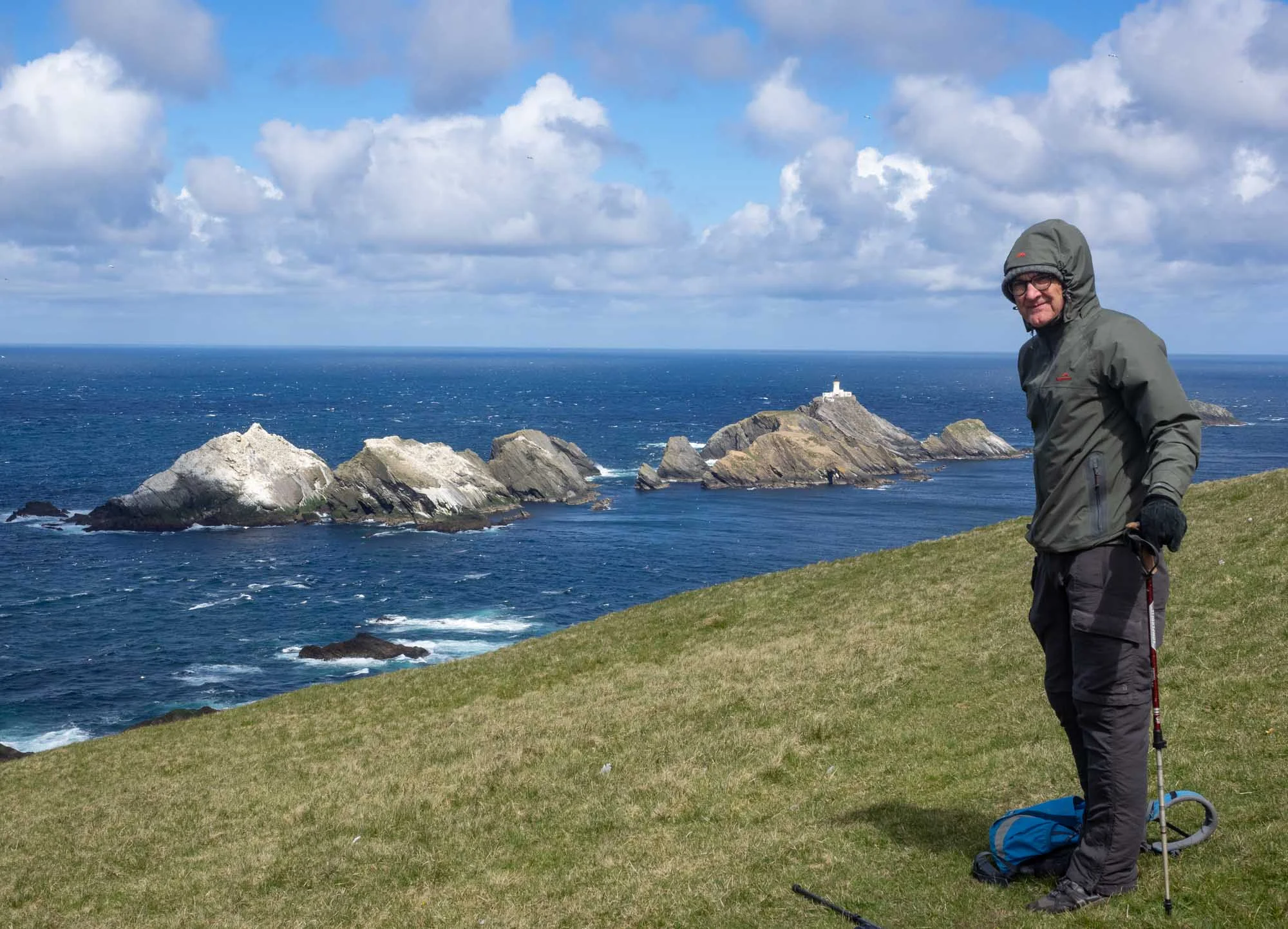 The northernmost tip of Unst – and of Scotland - the islands of Muckle Flugga