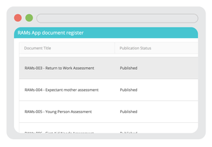 My Rams App Multi User — RAMs App Software | Risk Assessment Software, Method ...