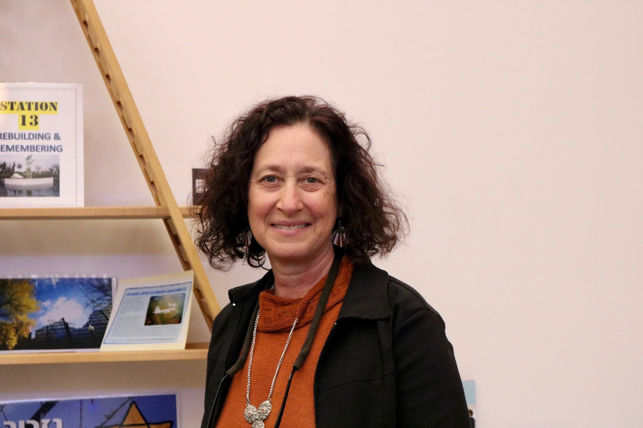 Iris at the 2017 CHAIM exhibit.