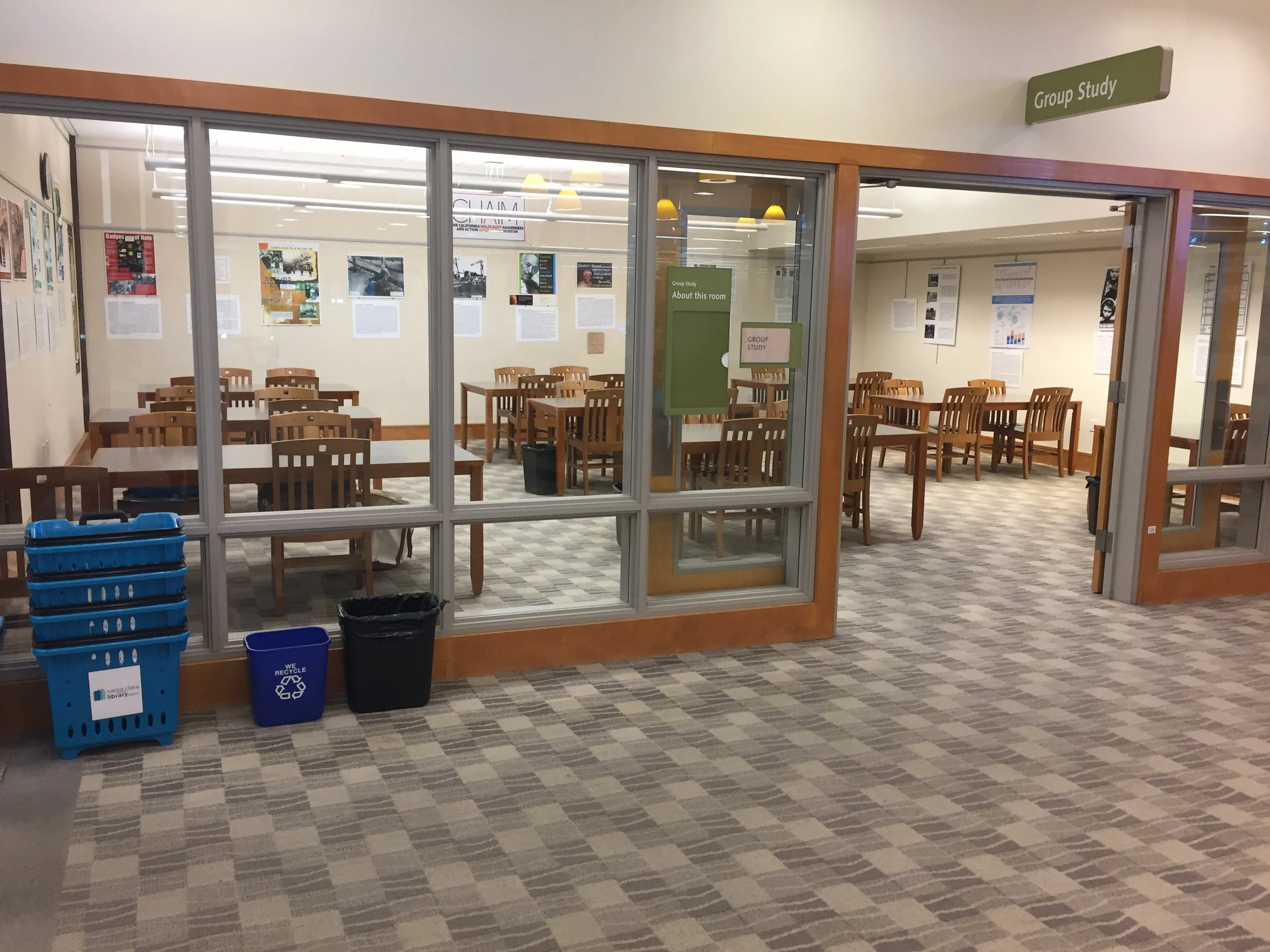 CHAIM on the Wall Exhibit at Saratoga Library