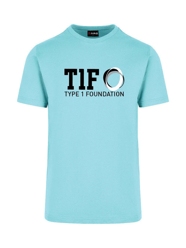  Kid's Type1 Foundation *NEW* Logo Teal Tee