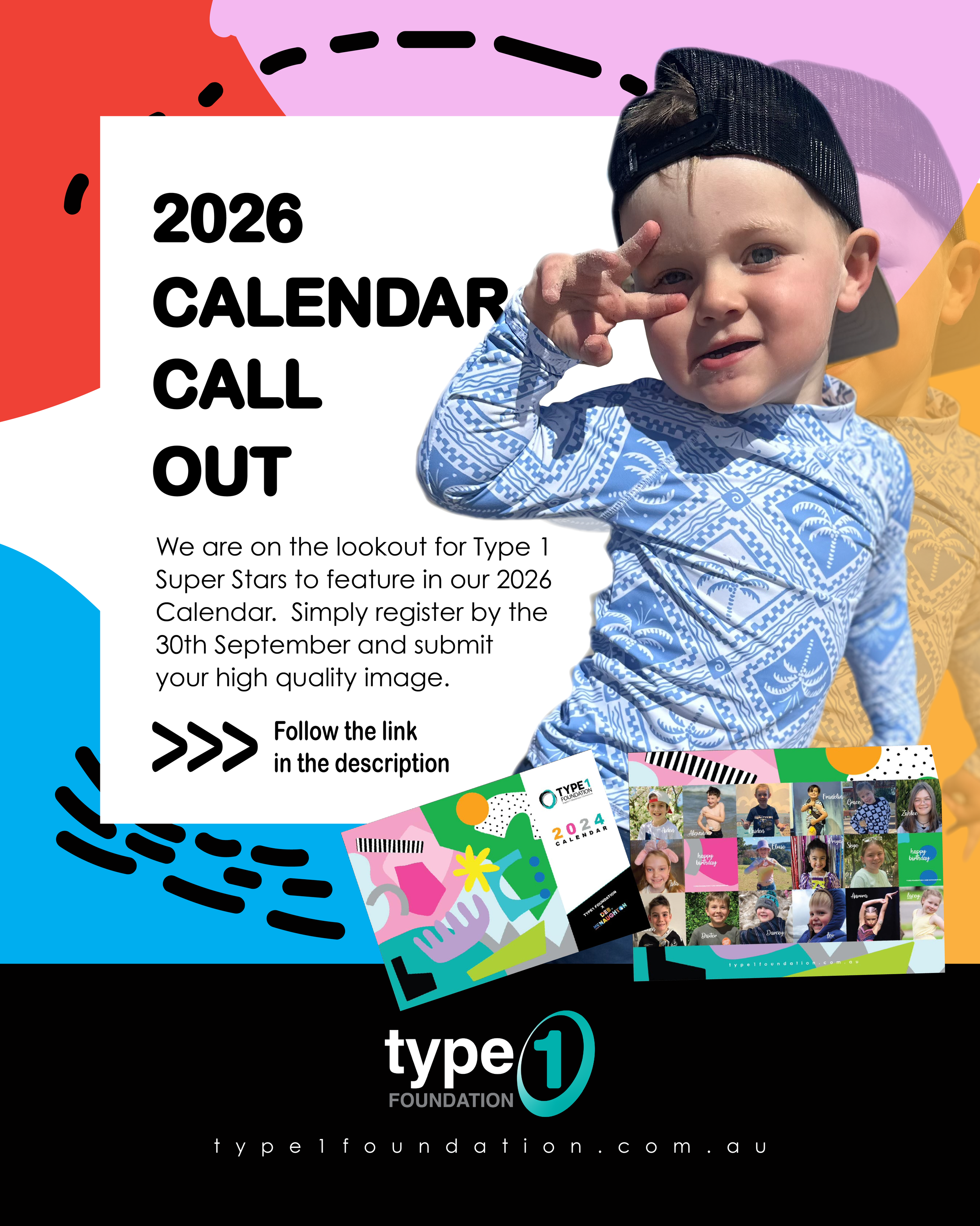 Feature in our 2026 Kids Calendar