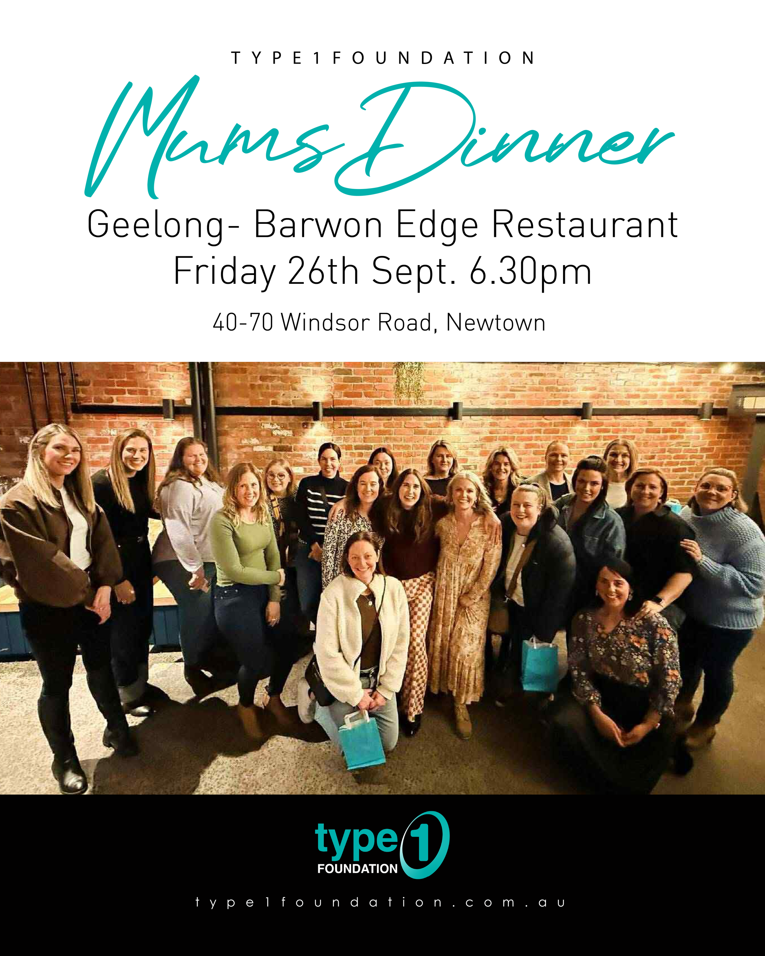 Type1 Mums Dinner - Geelong