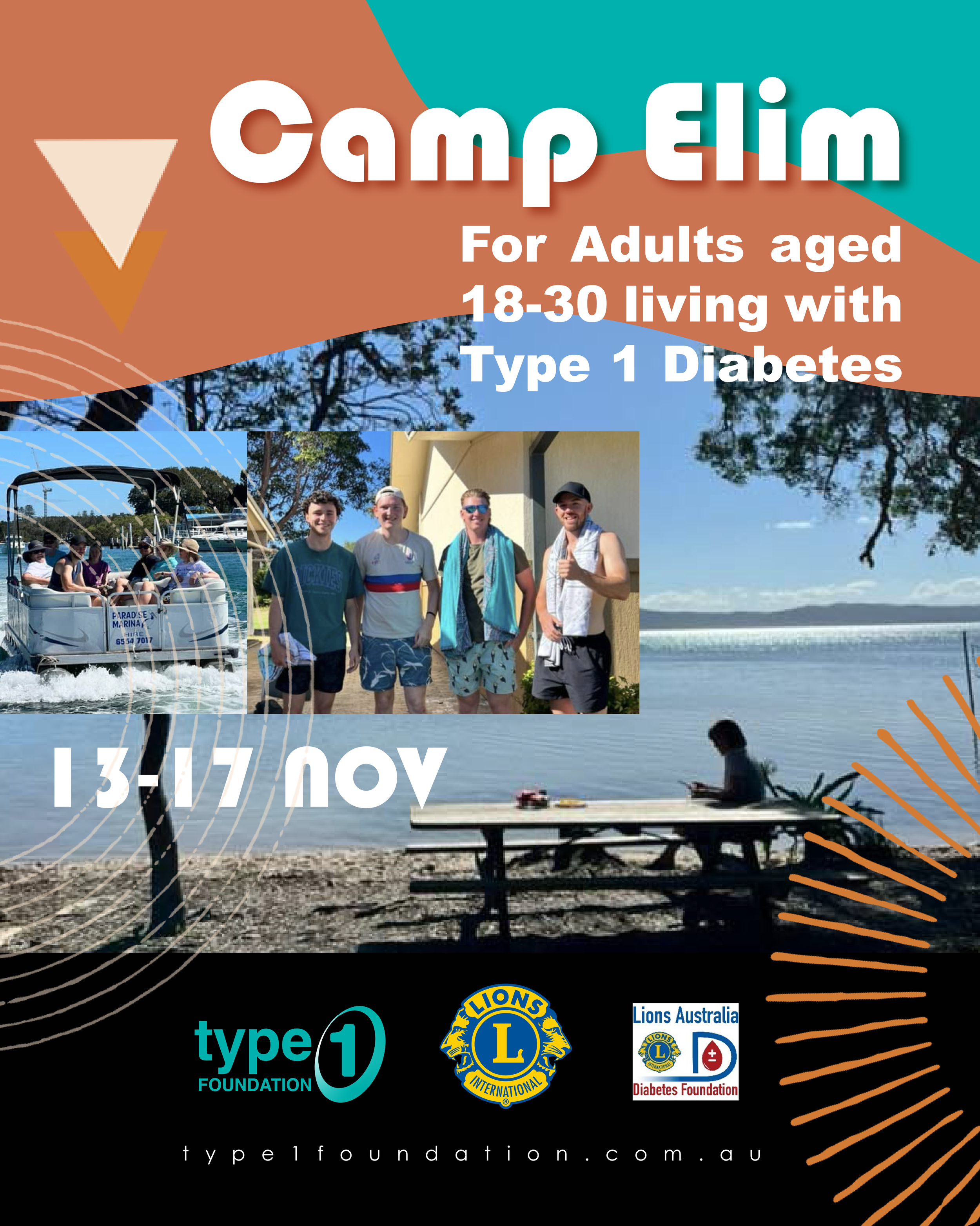Type1 Adults Camp Elim - Forster NSW