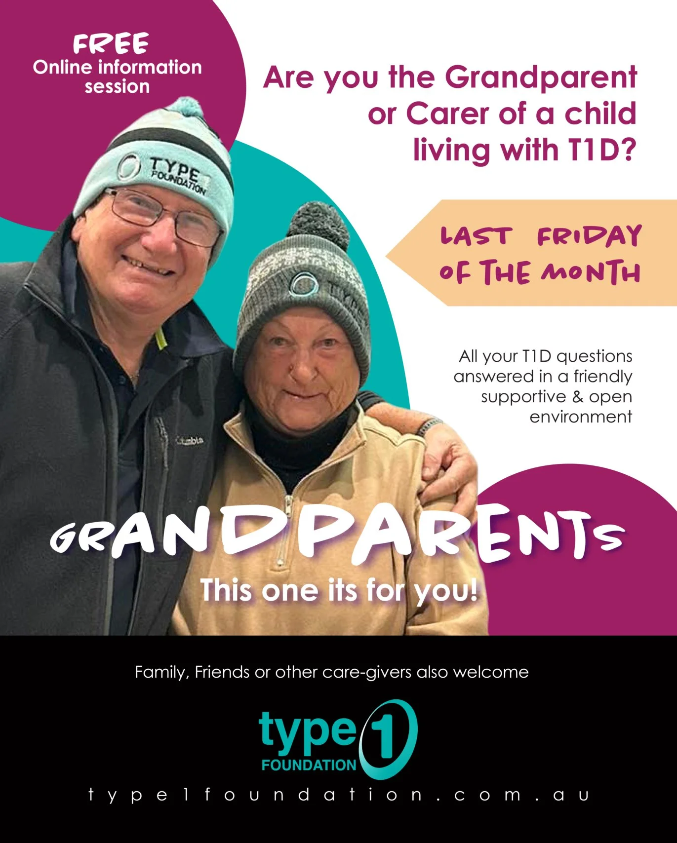 Type 1 Grandparents and Carers Online Event