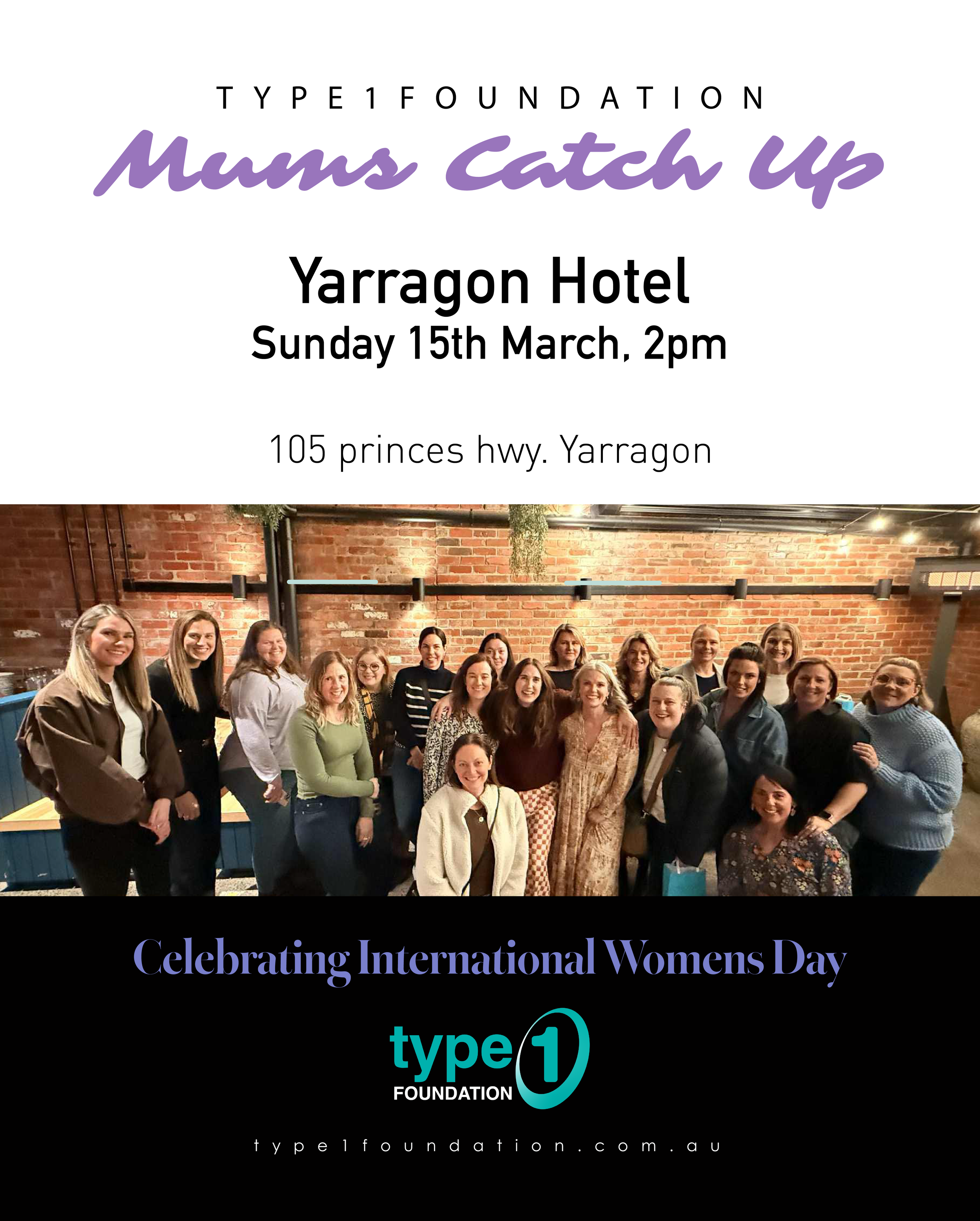 Type 1 Mums Catch Up - Yarragon