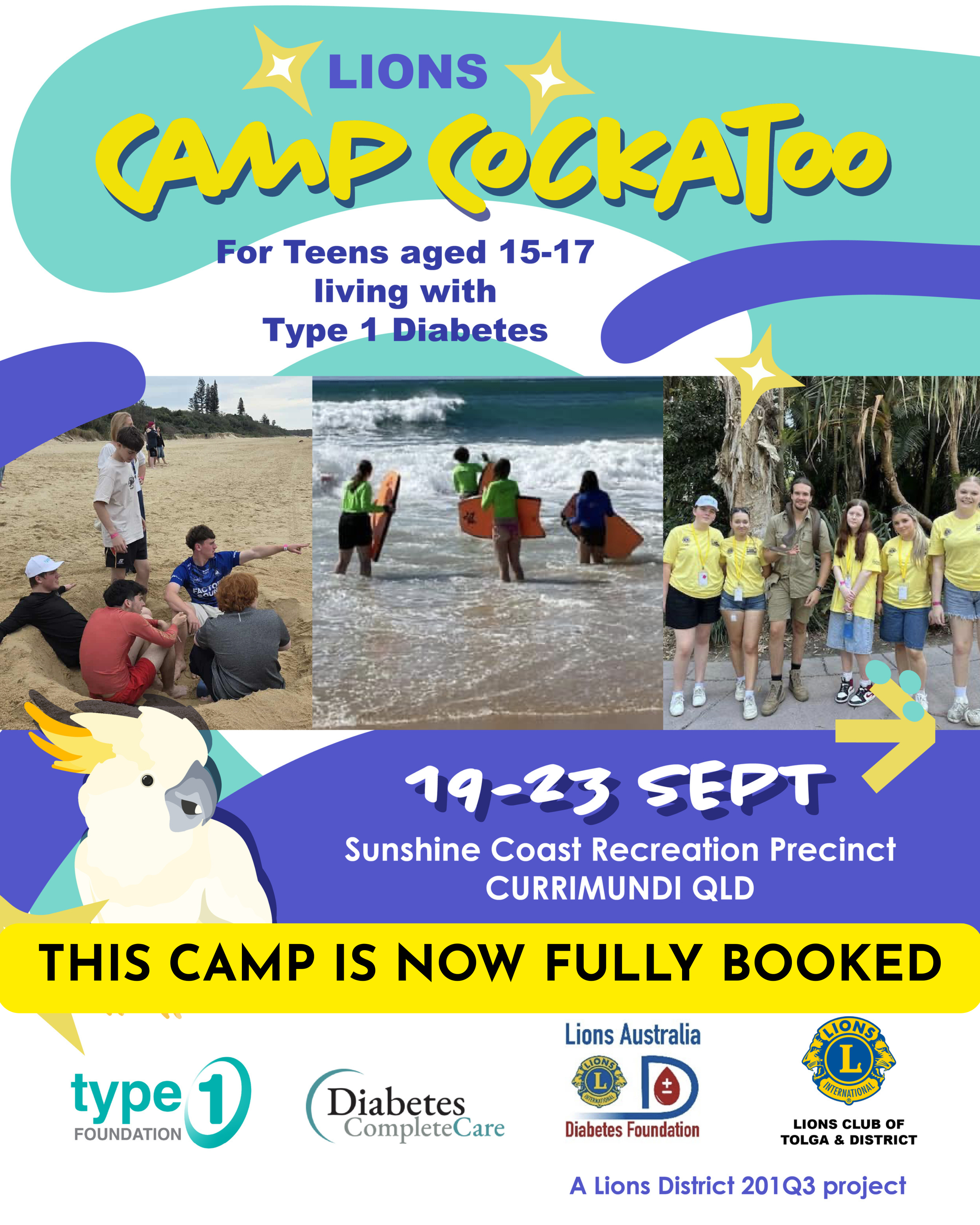 QLD Camp Cockatoo Type 1 - fully booked