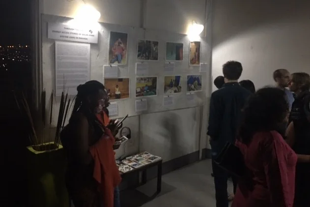 A diverse audience attended the opening.
