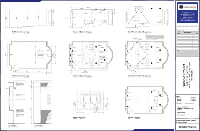 Projector Analysis Drawing