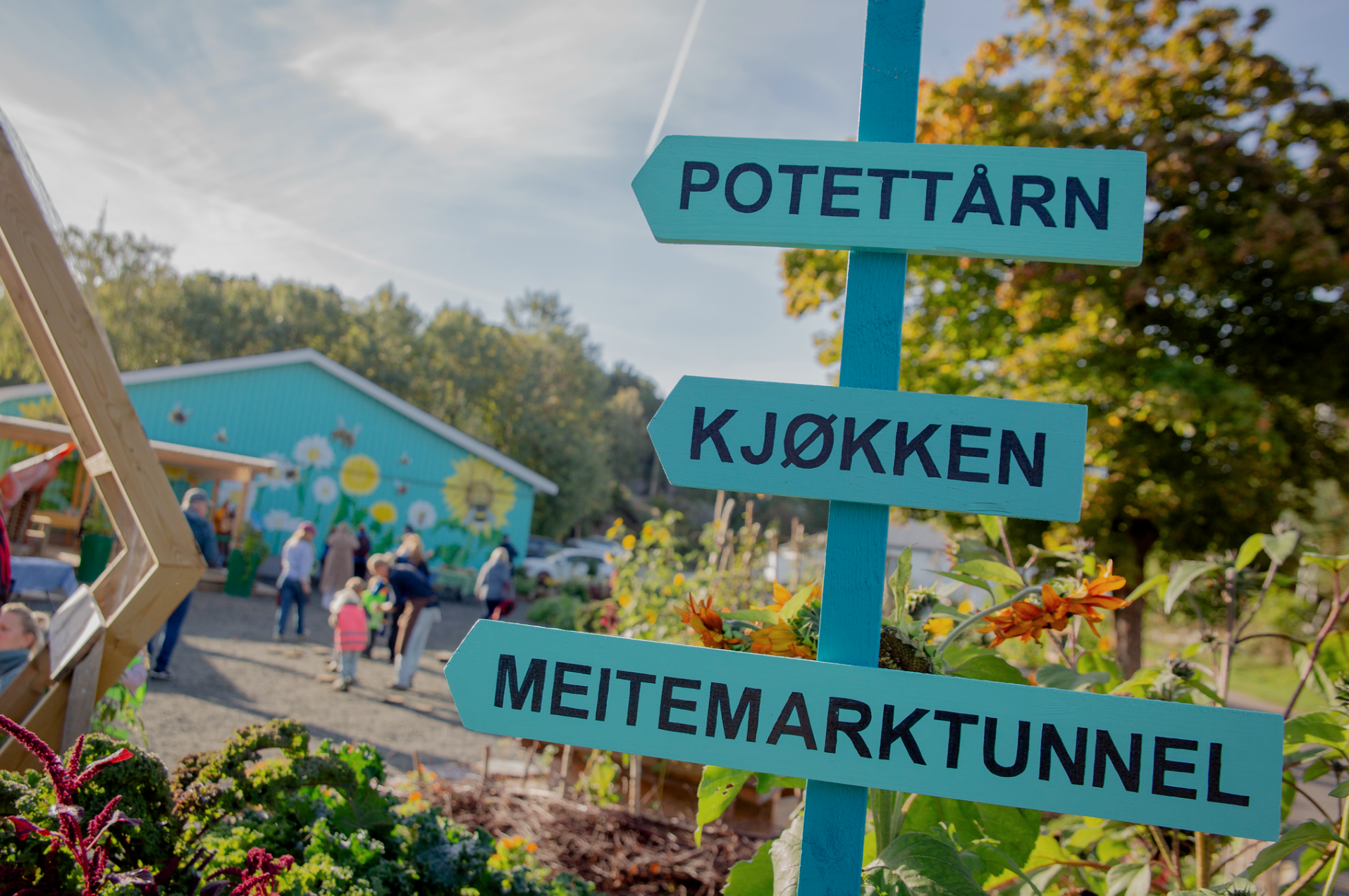 Åpen kjøkkenhage for barnehager