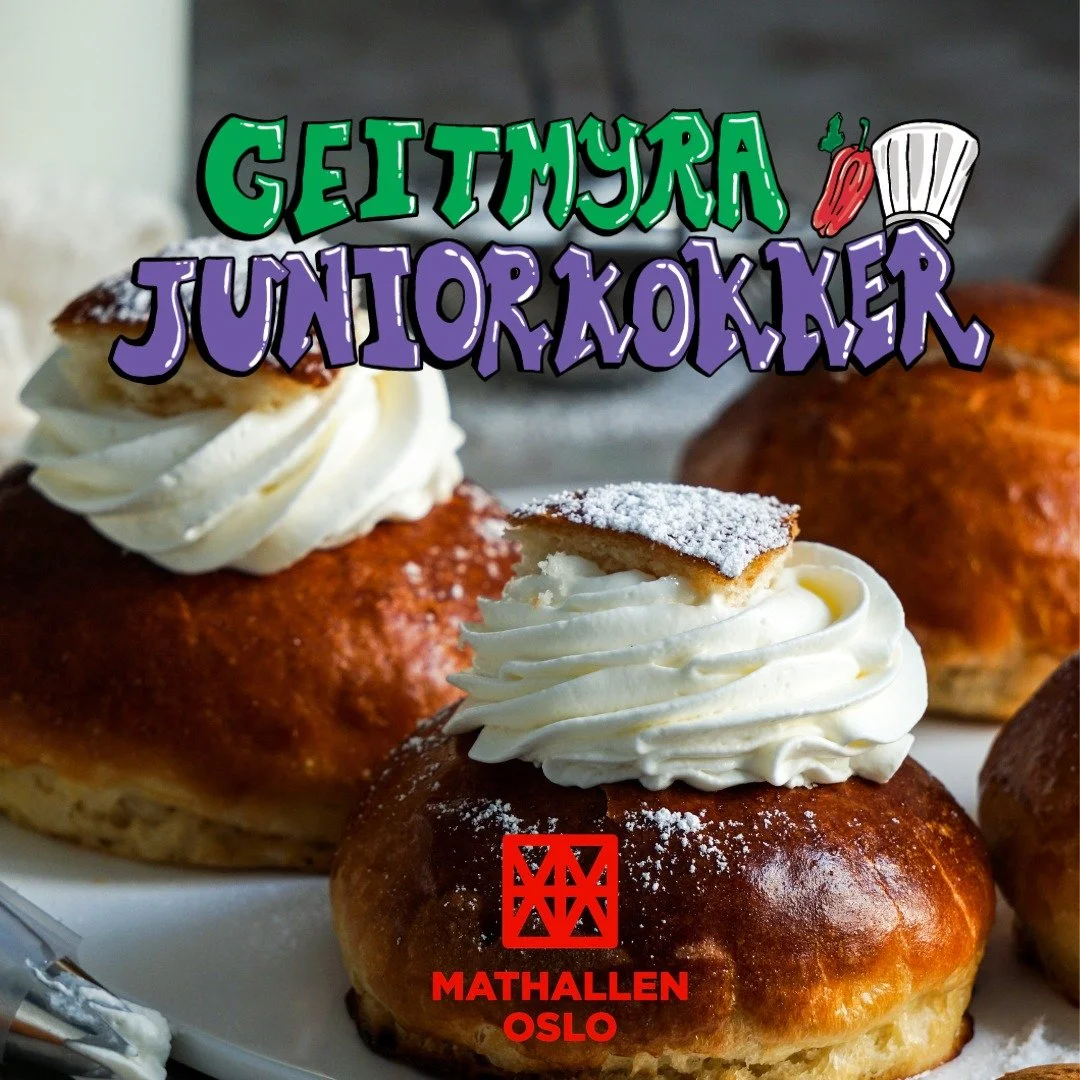 Det er ikke bare fastelavnsboller de flinke juniorkokkene v&aring;re selger i Mathallen p&aring; s&oslash;ndag.

Det er ungdom som har st&aring;tt opp tidlig. Satt deig. Pisket krem. &Oslash;vd p&aring; &aring; m&oslash;te kunder. De l&aelig;rer &osl