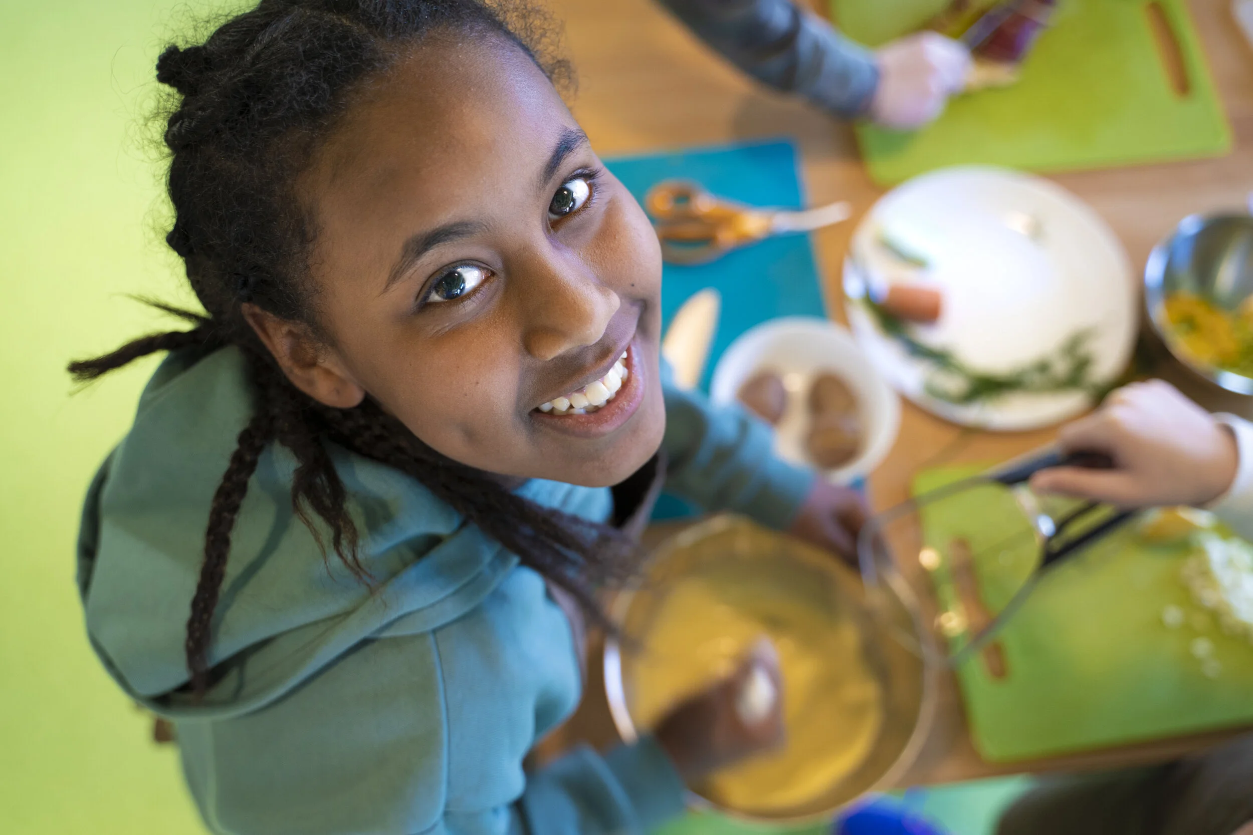 Et matkurs på Geitmyra Ringsaker i samarbeid med Barnas Røde Kors