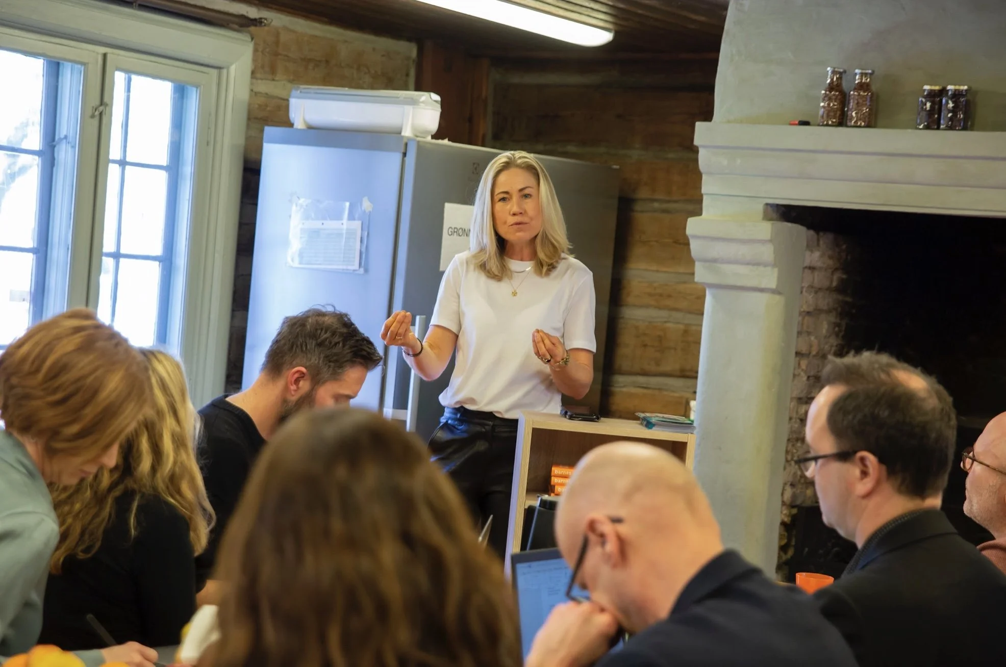 Tine Sundfør på Geitmyra Matkultursenter For Barn