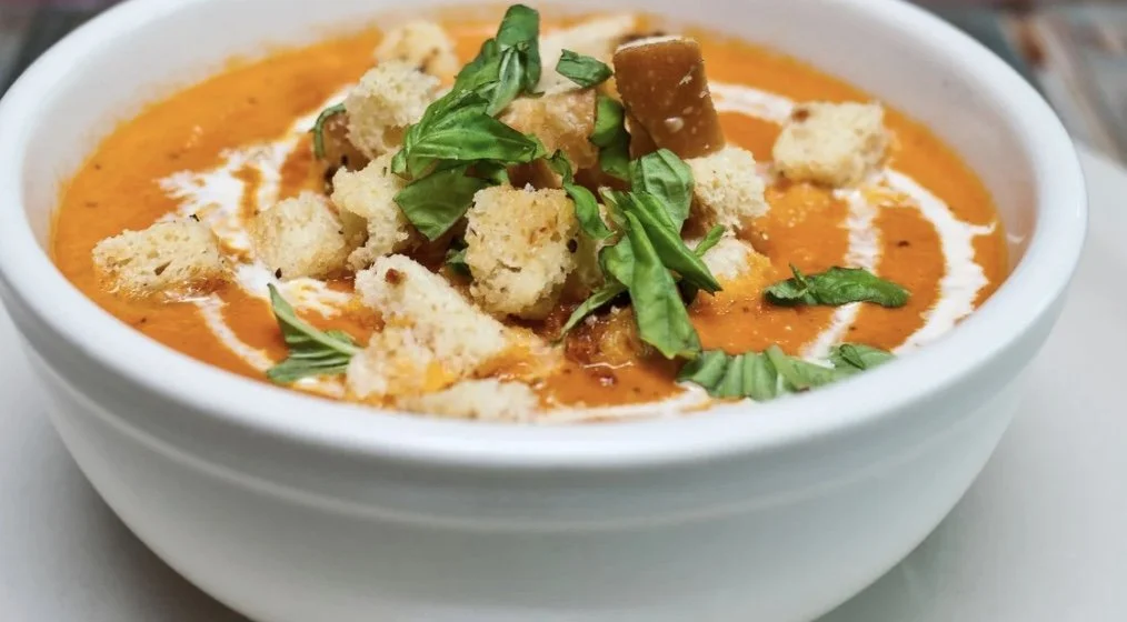 Lag suppe og krutonger av restene