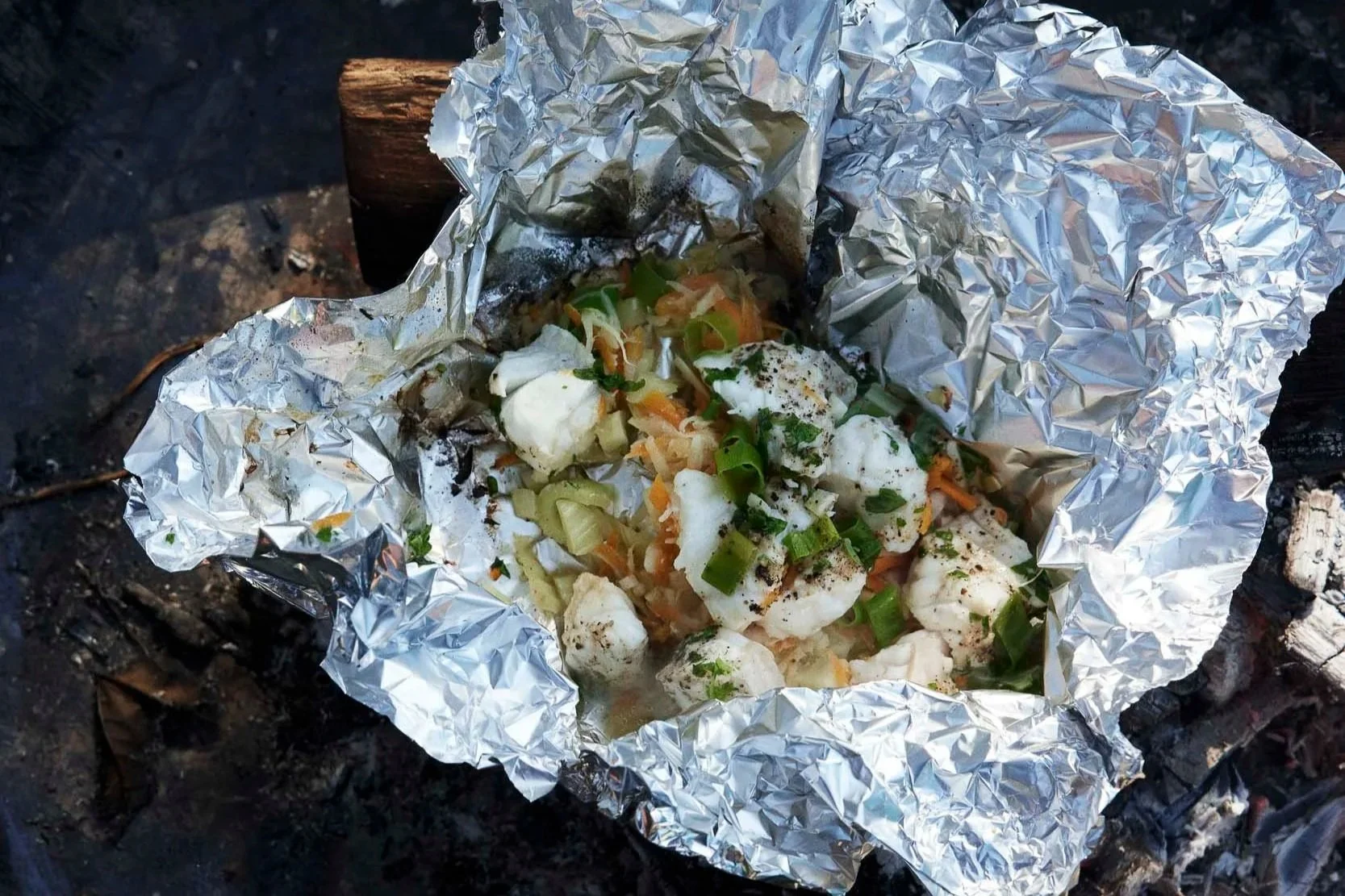 Fisk i pakke –&nbsp;rask og god middag