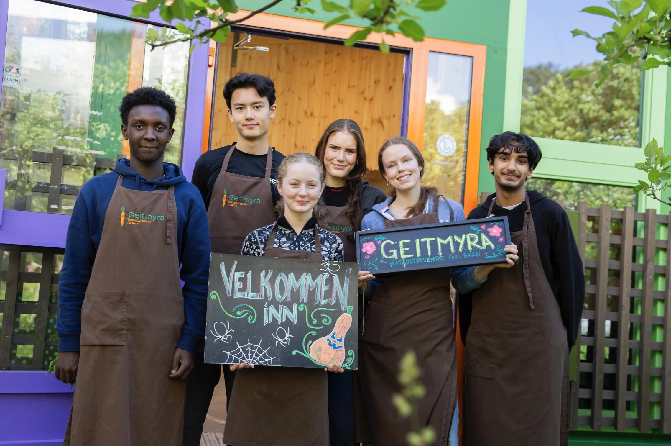 Nabolagstreff i besøksdrivhuset