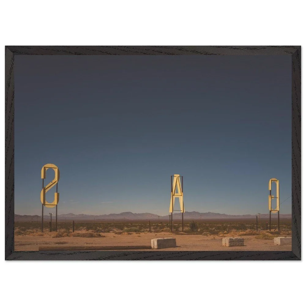 Vintage Gas Sign -  Mojave Desert California