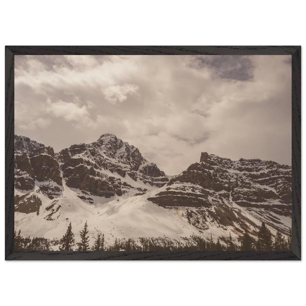 Canadian Rockies in Moody Light