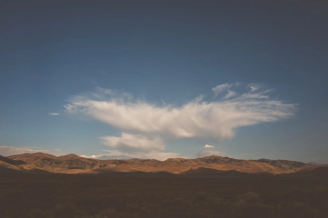 Cloud over mountains, Oregon USA