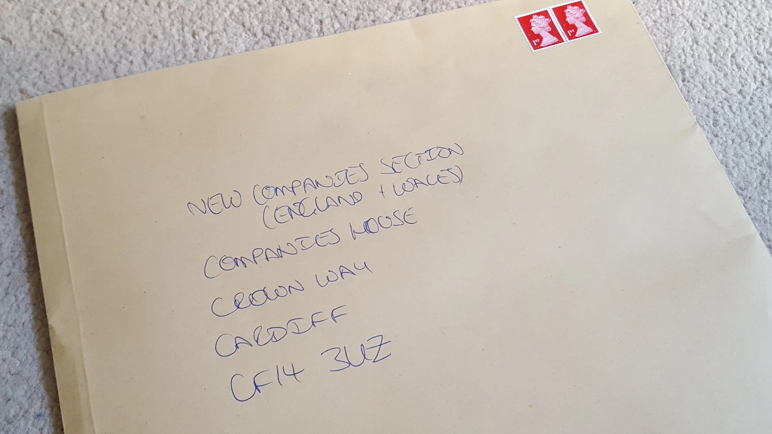 And we're off! The paperwork is heading to Companies House as we speak.