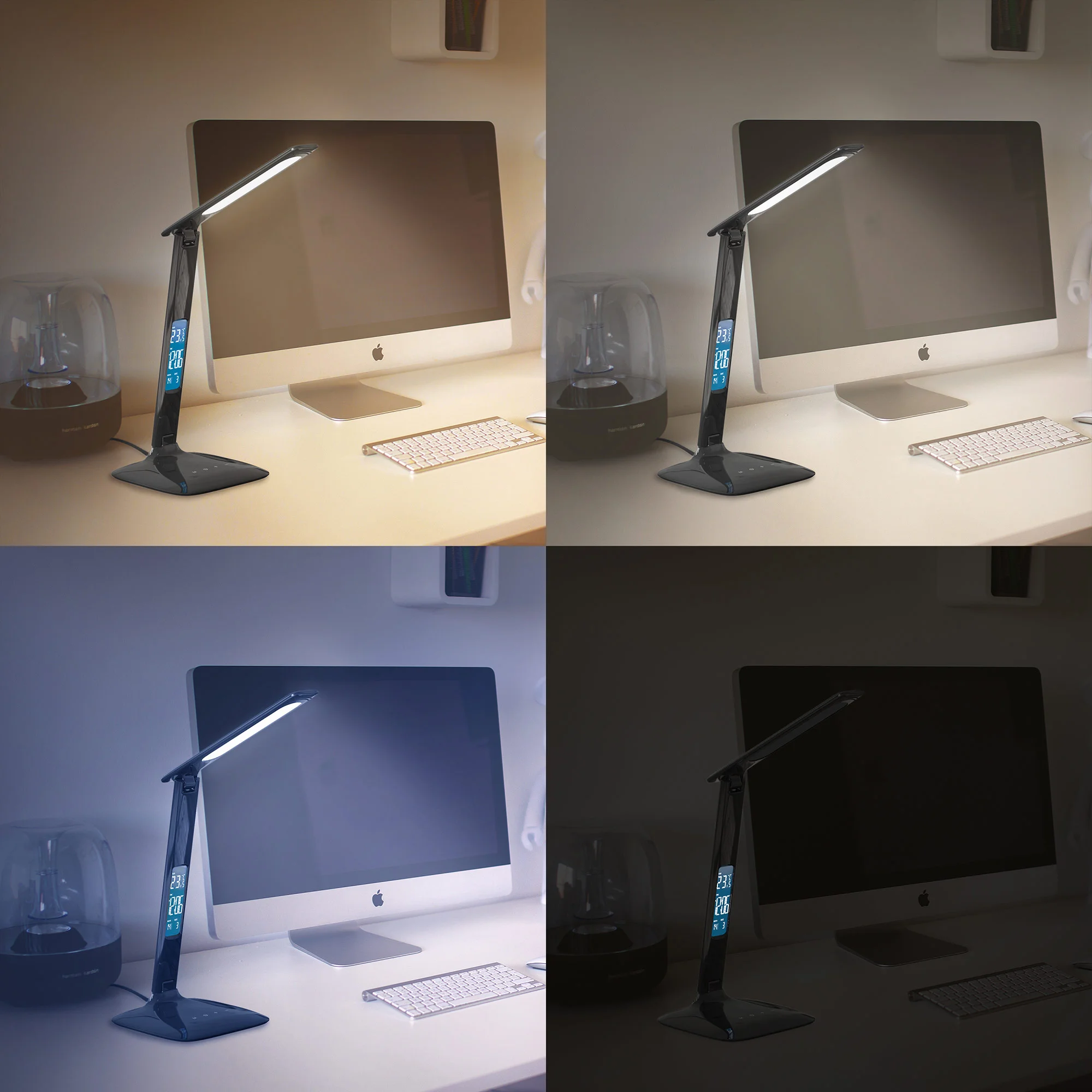 Led Schreibtischlampe Schwarz Brandson