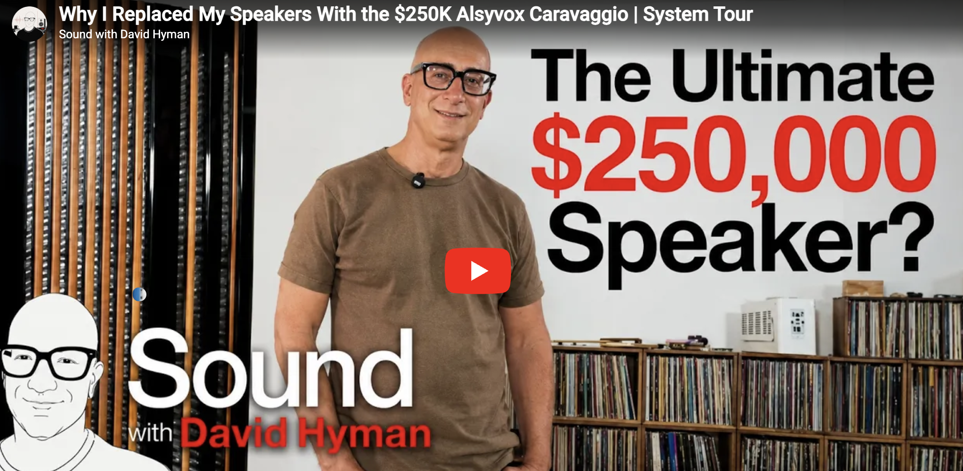 David Hyman Presents the Alsyvox Caravaggio - One of the World's Finest Loudspeakers