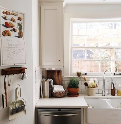 Not a picture of my kitchen, but a picture that sort of expresses how I feel after each clean. // Source