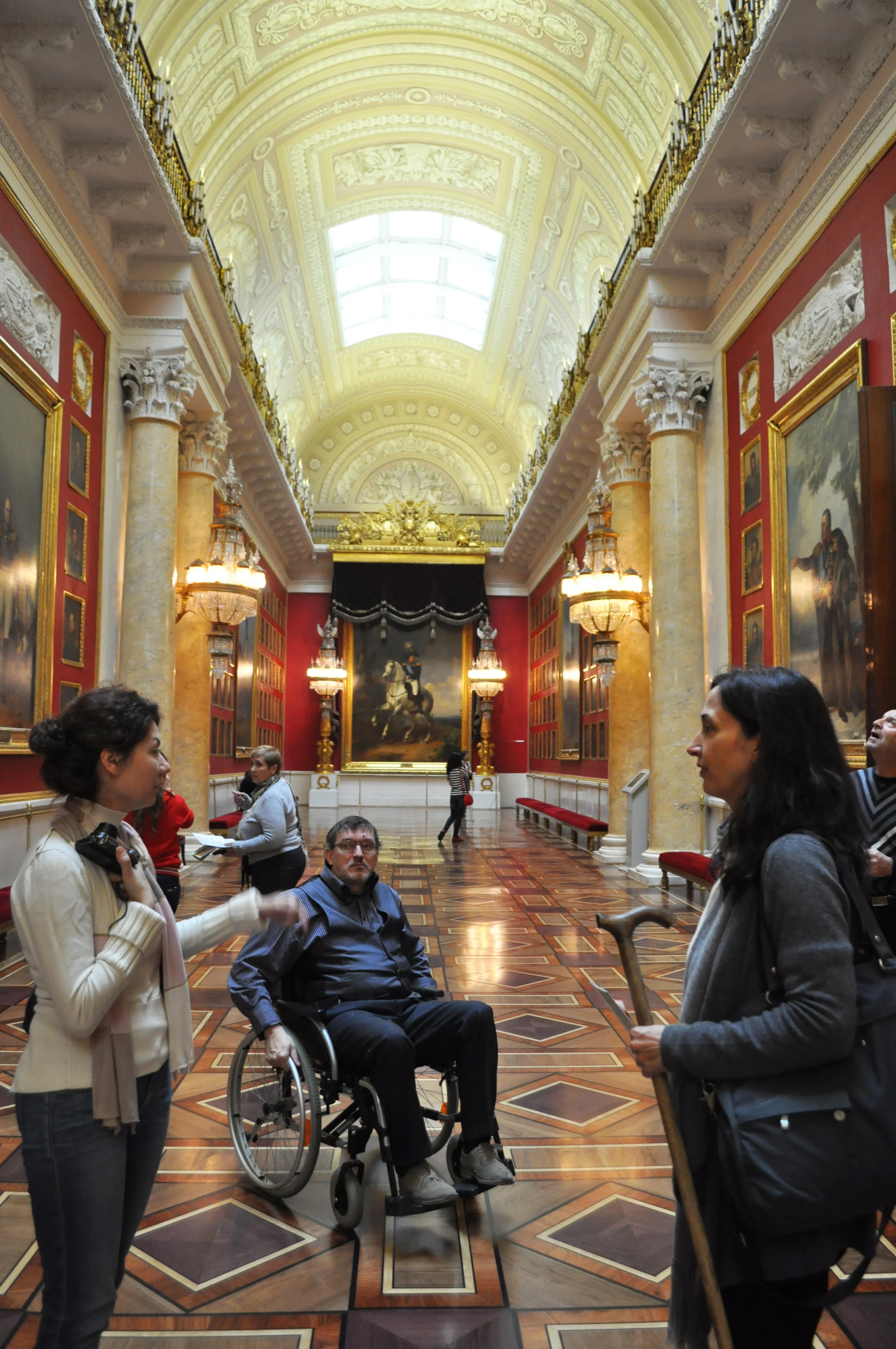  User/Expert review at the Hermitage Museum, St. Petersburg Russia. 