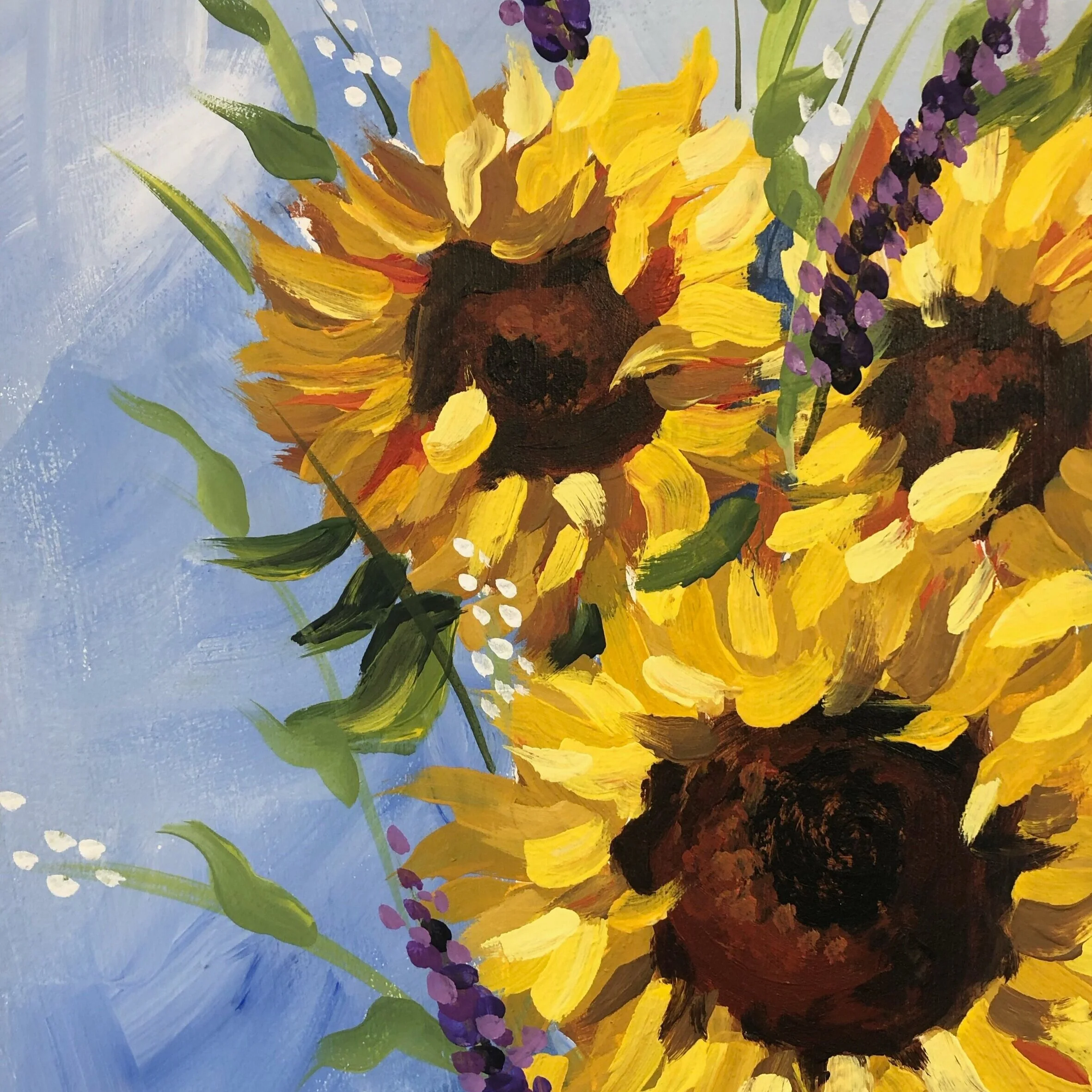 Let's Paint Sunflowers!