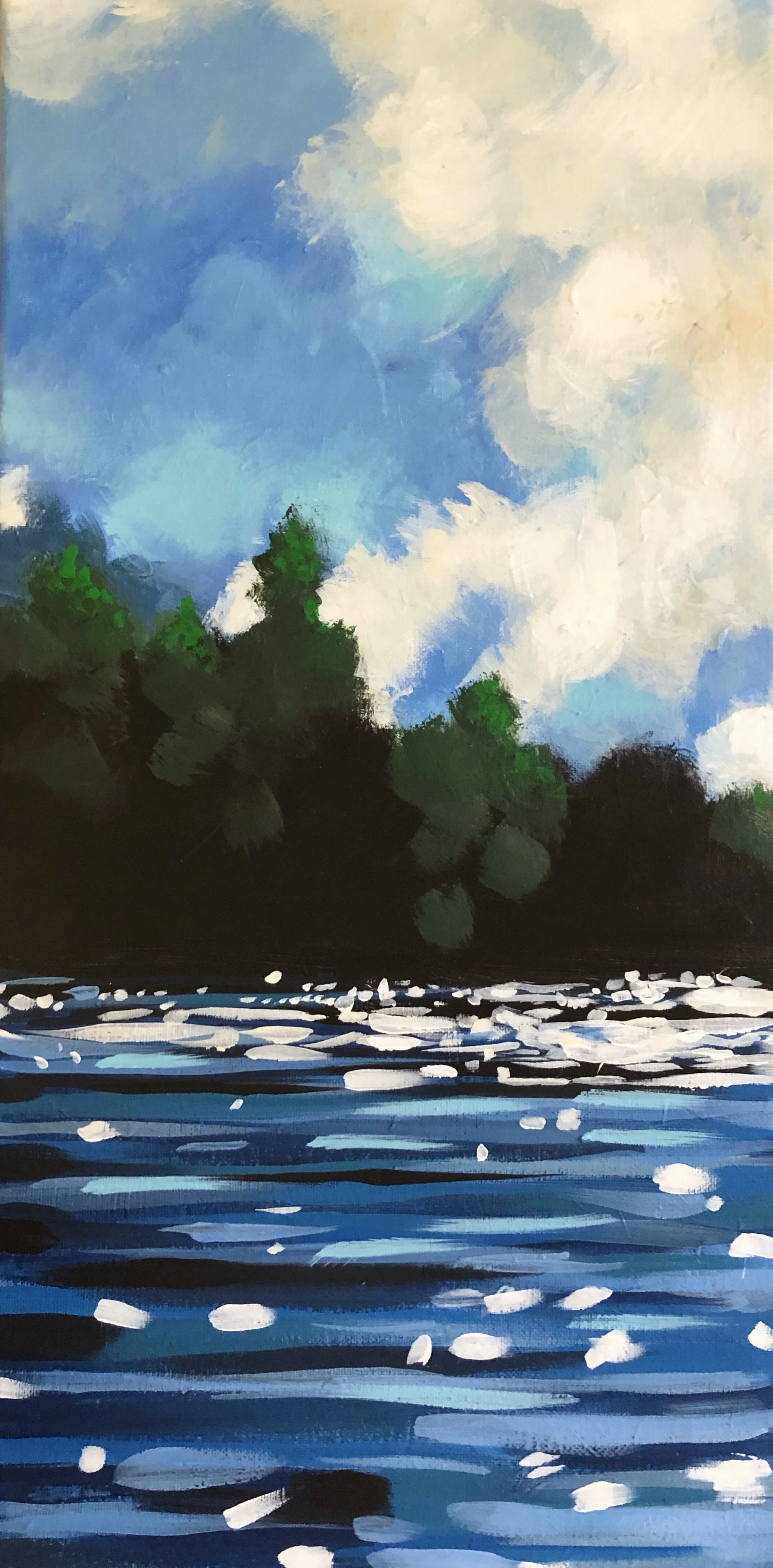 Let's Paint "Summer Lake"