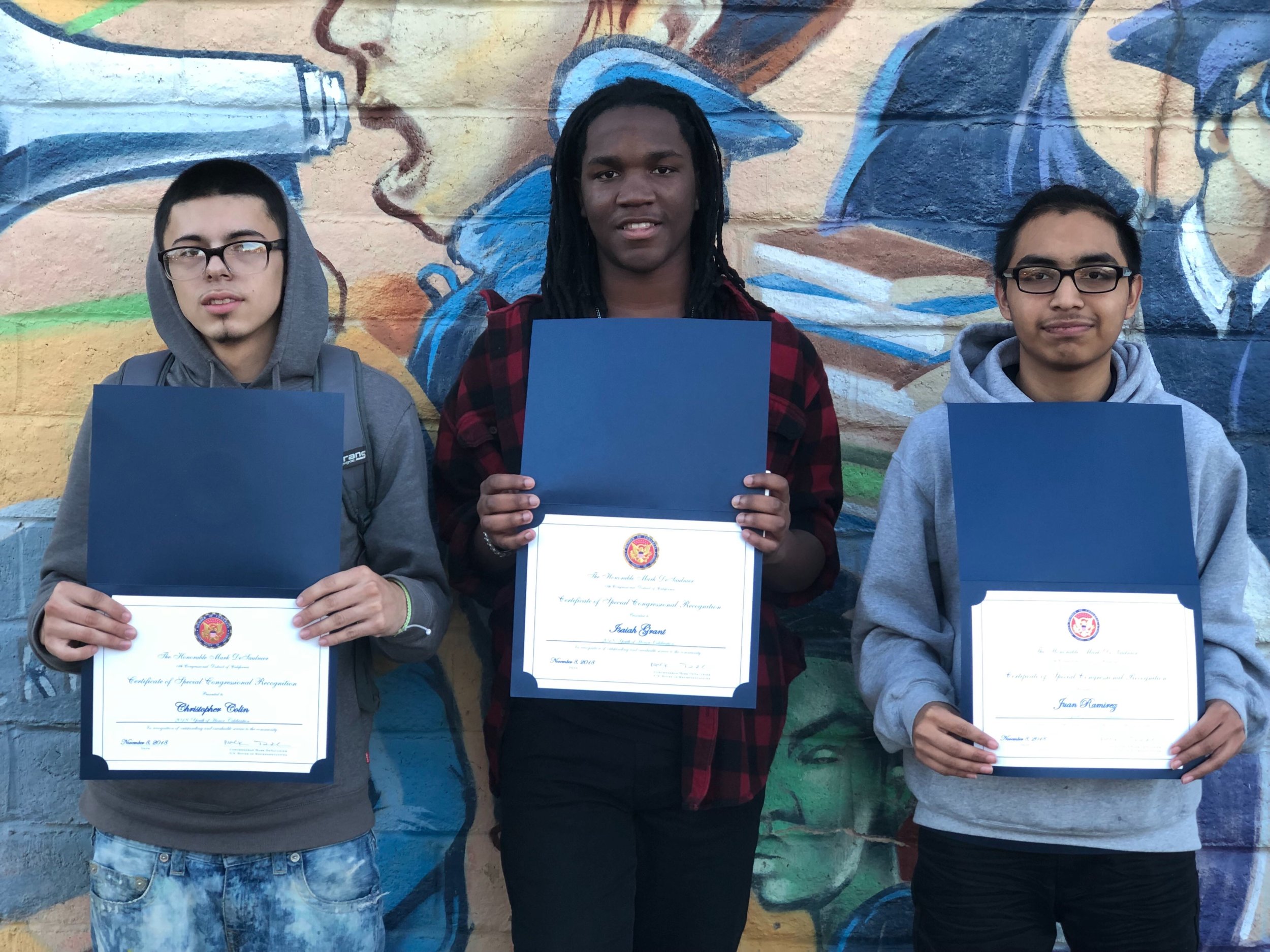 Youth of Honor Awardees