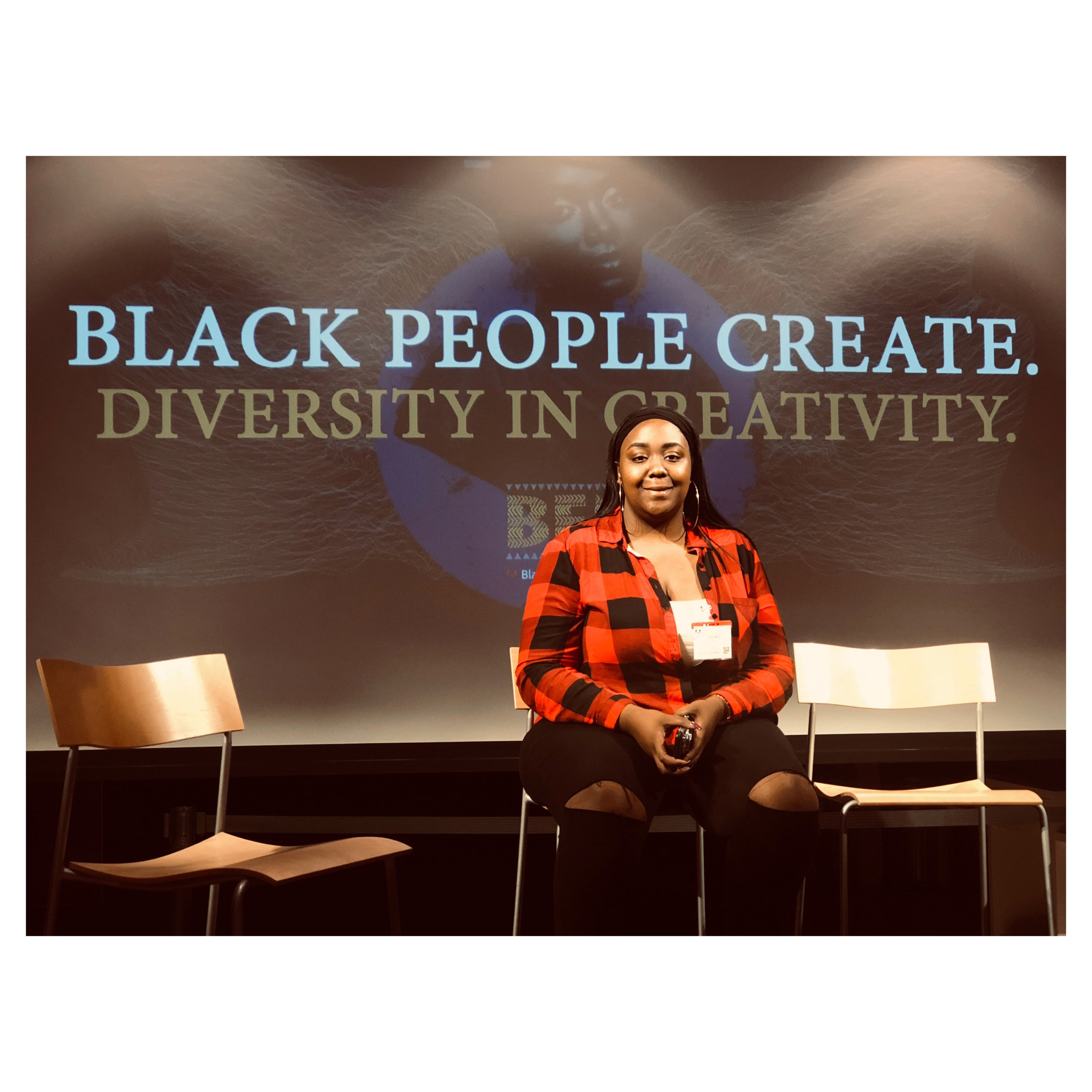 RYSE Video Production Coordinator speaks at Adobe's Black People Create