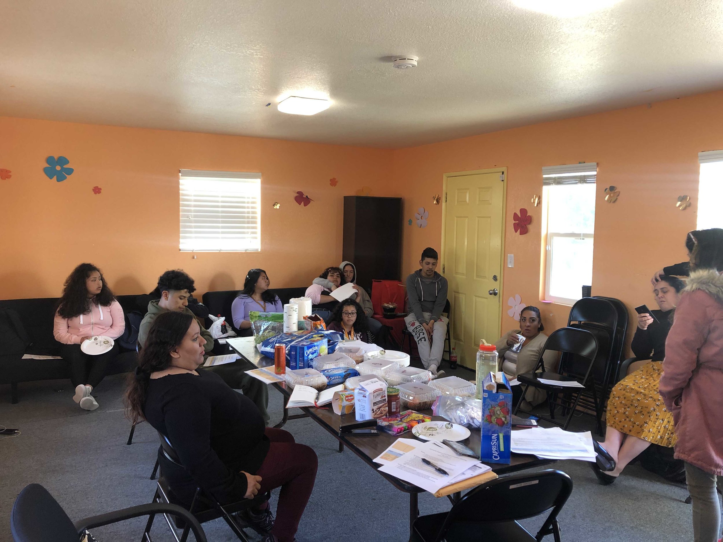 Youth Organizers prepare students and parents for district meeting
