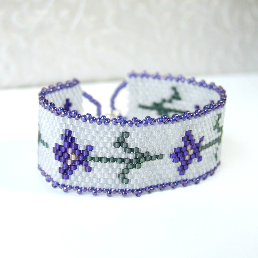 Iris Elm Jewelry Woven Cuff Bracelet